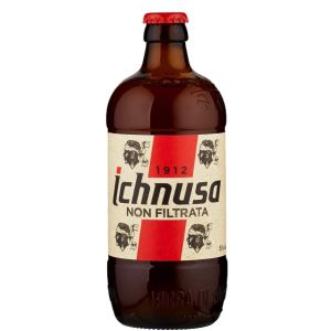 Birra ICHNUSA non filtrata 33 cl. vetro a perdere - Scatole da 24 bottiglie