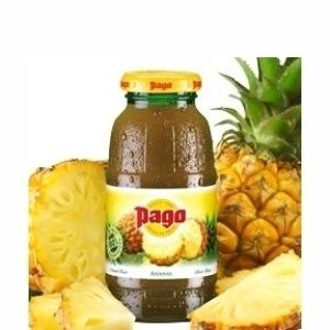 PAGO Succo ANANAS 20 cl. vetro a perdere - Pacchi da 24 bottiglie