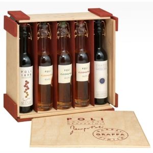 GRAPPE BABY BARREL 5 bottiglie nel legno JACOPO POLI