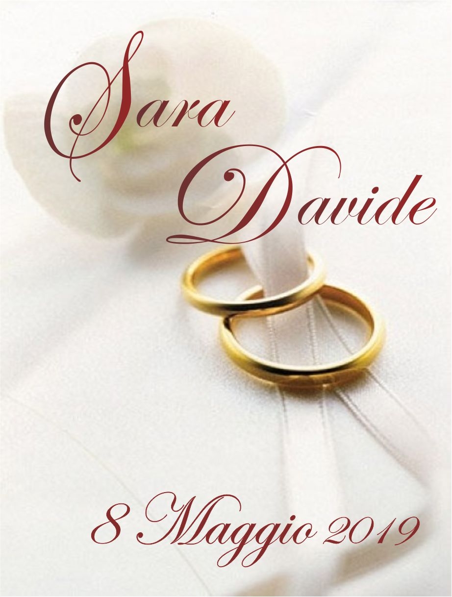 Etichetta personalizzata matrimonio